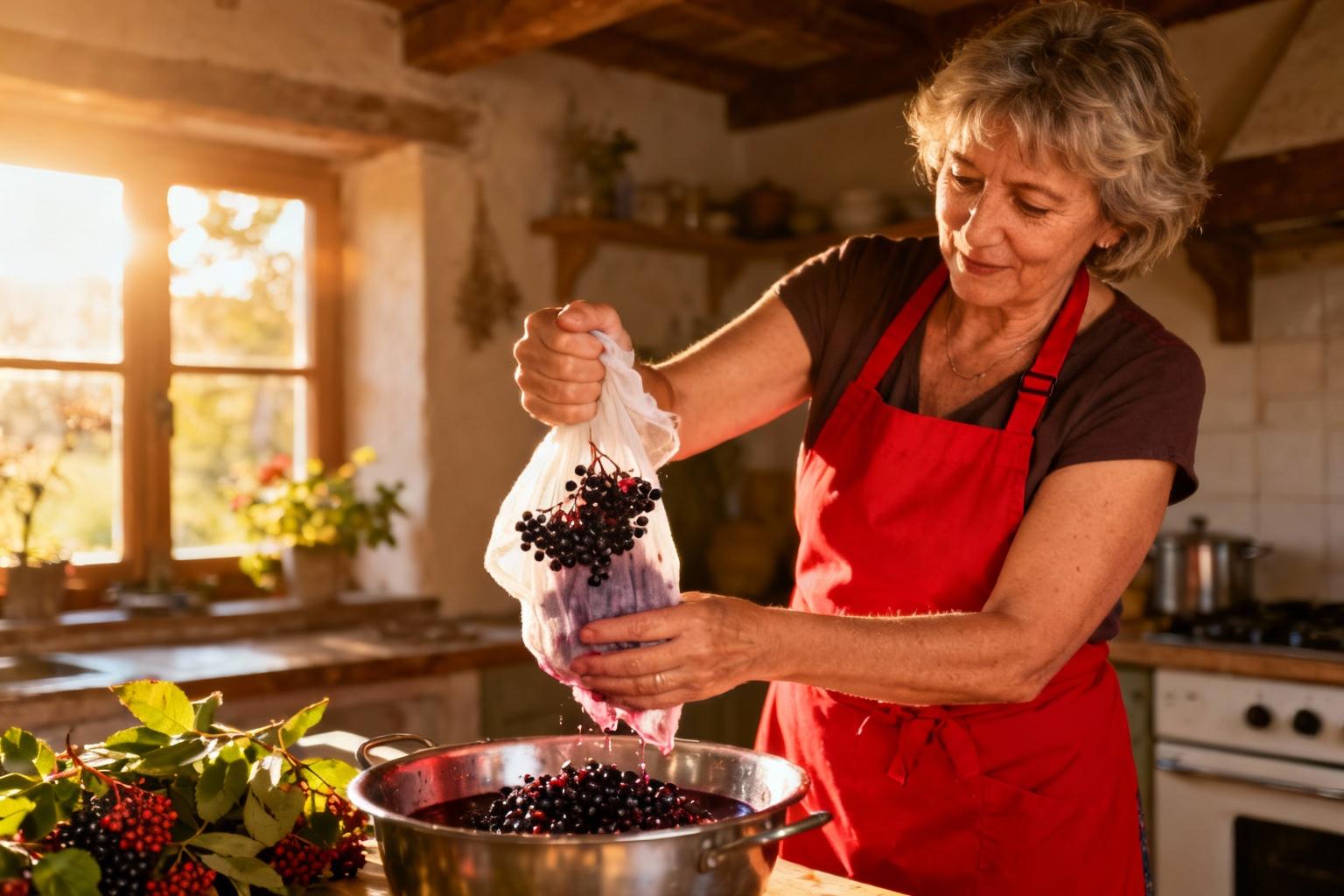 Préparer son jus de sureau maison : recette facile et bienfaits naturels