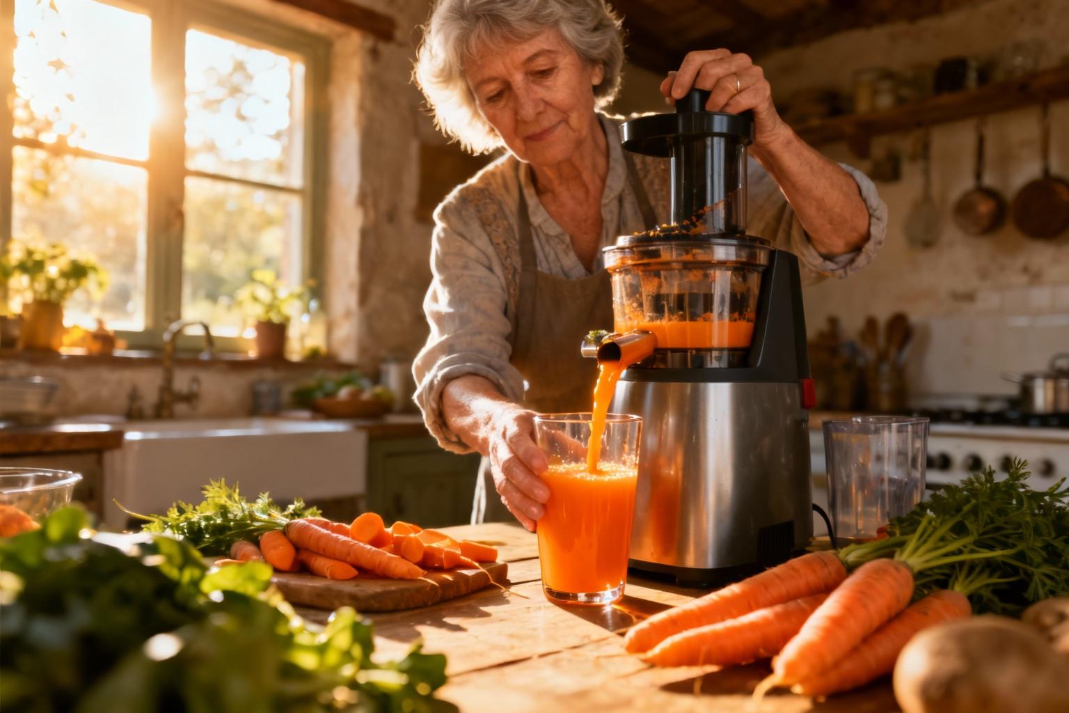 Comment faire du jus de carotte maison sans extracteur